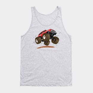 Cartoon monster truck Tank Top